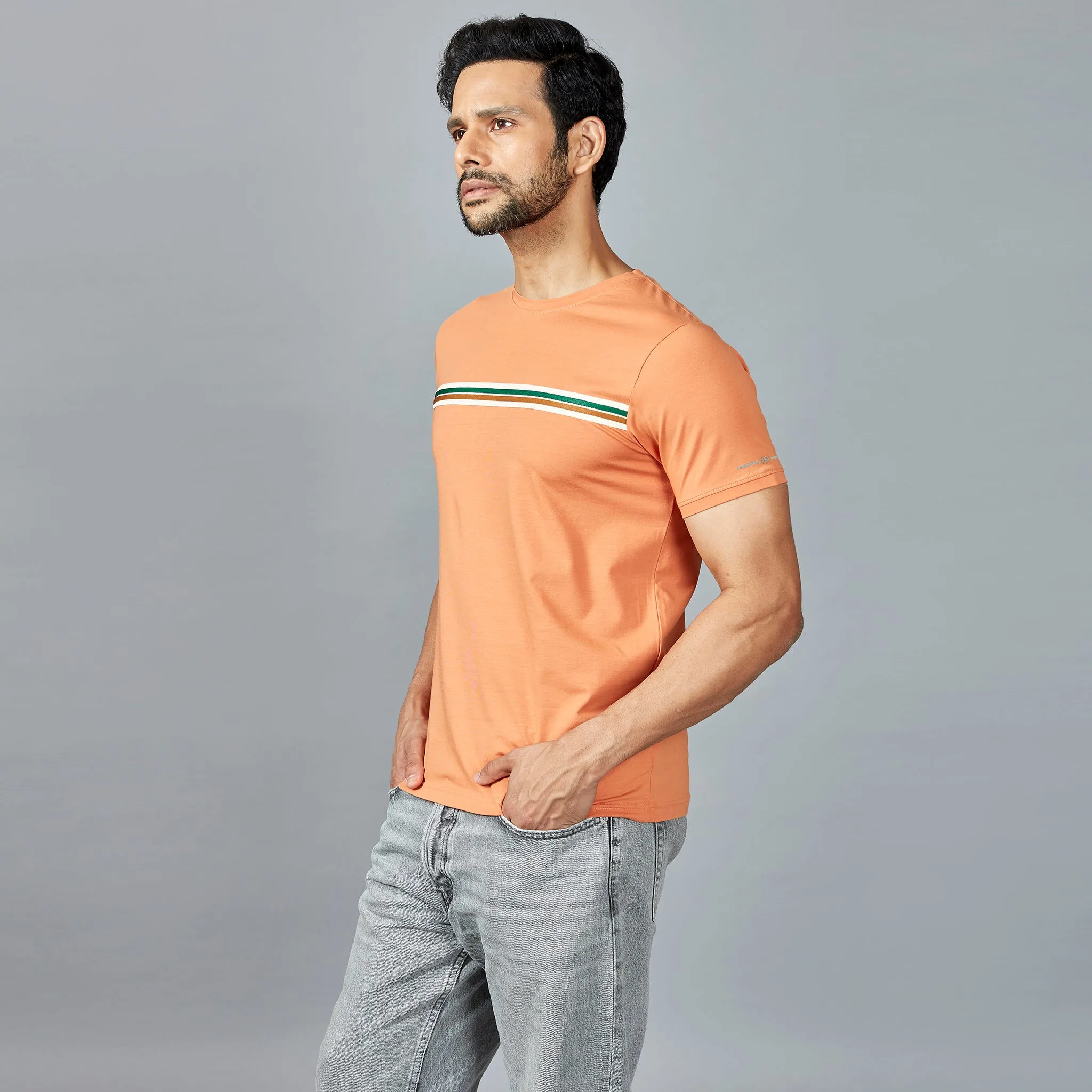 Light Blue Stripes T-Shirt