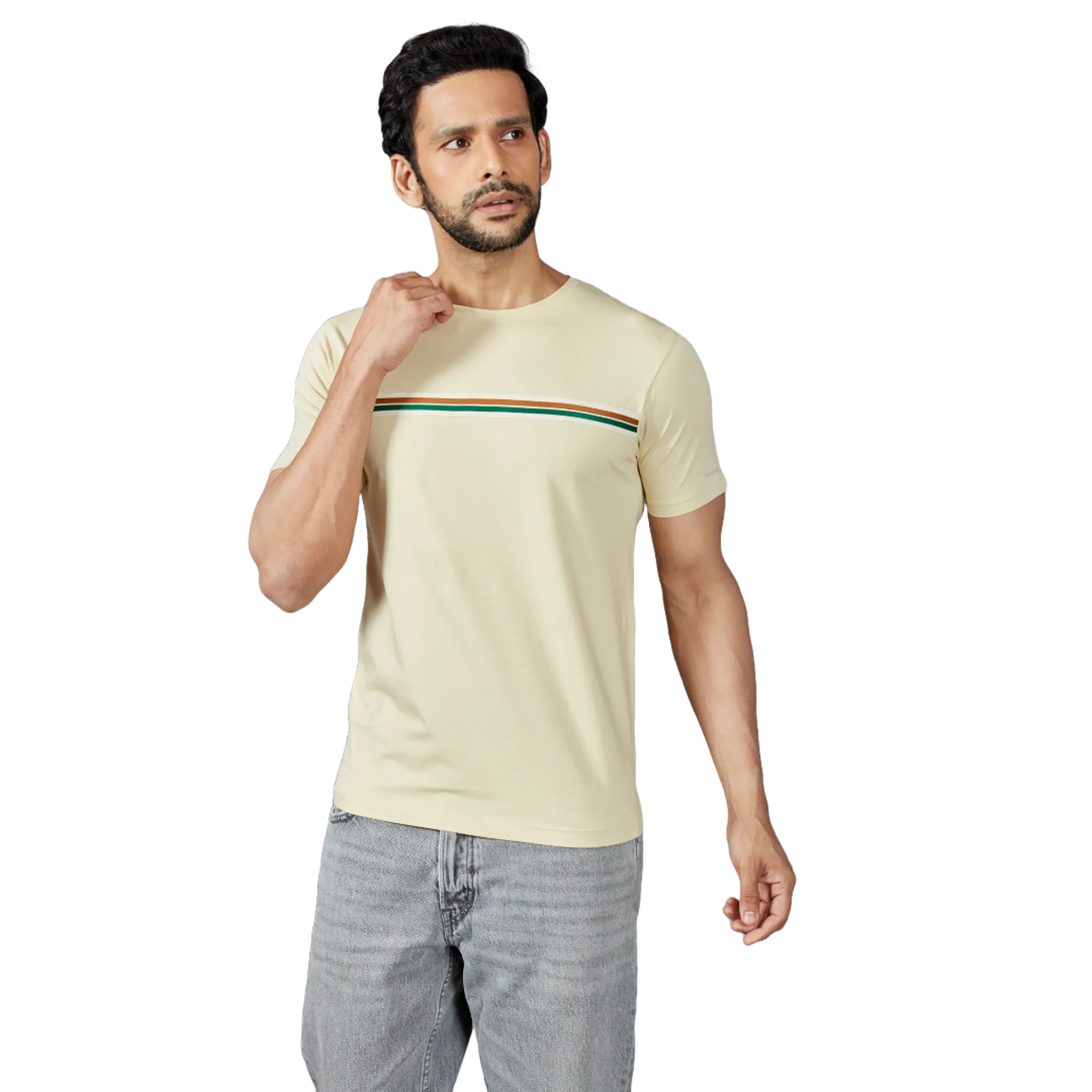 Light Blue Stripes T-Shirt