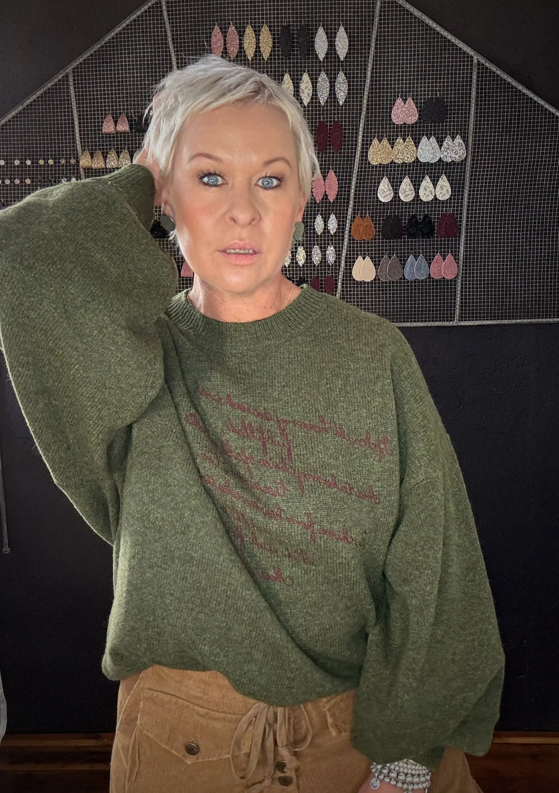 M.A. DAINTY BEST WISHES JUMPER