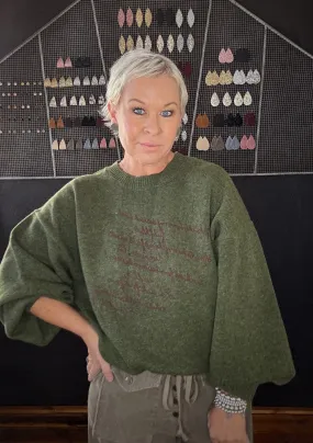M.A. DAINTY BEST WISHES JUMPER