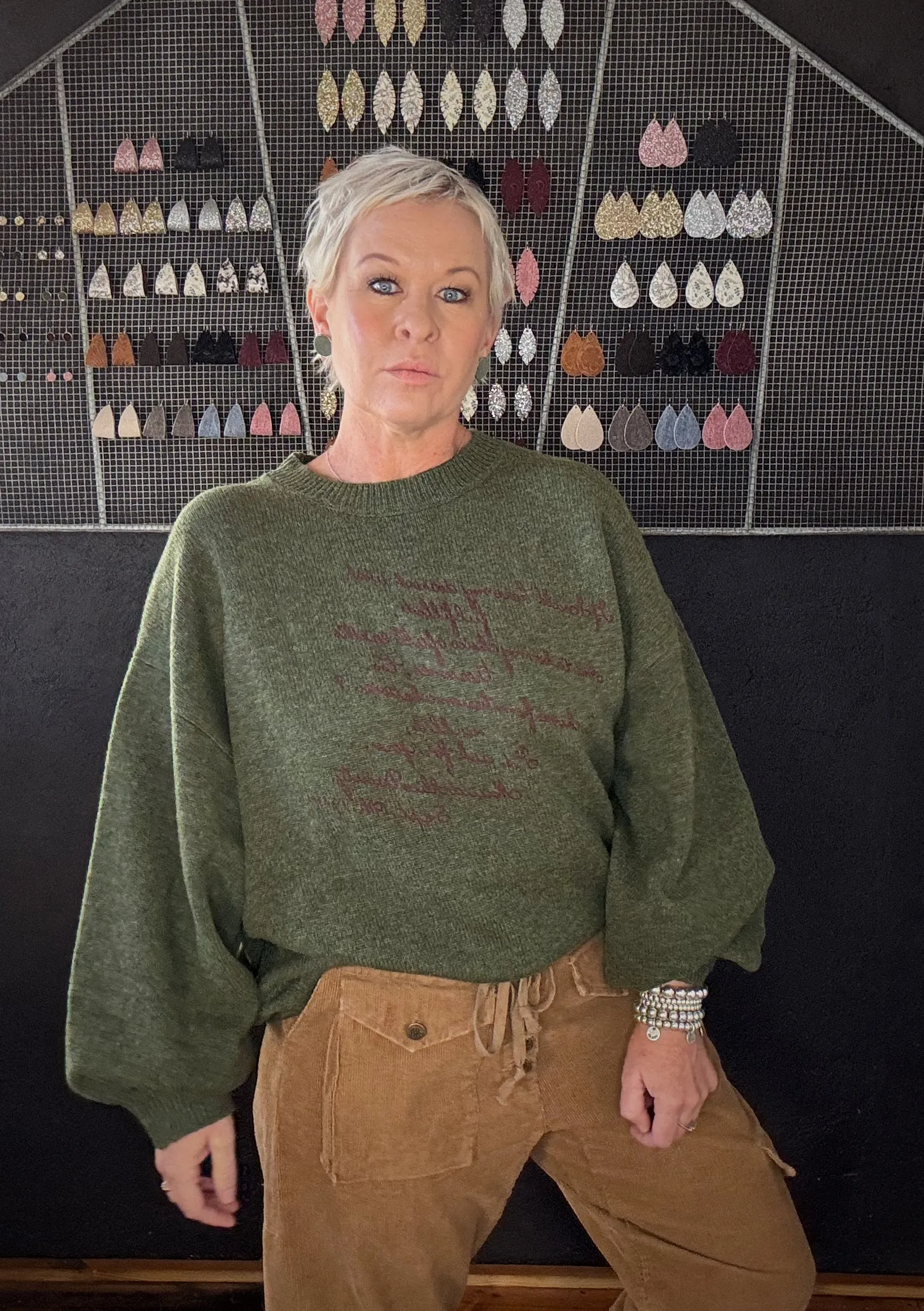 M.A. DAINTY BEST WISHES JUMPER