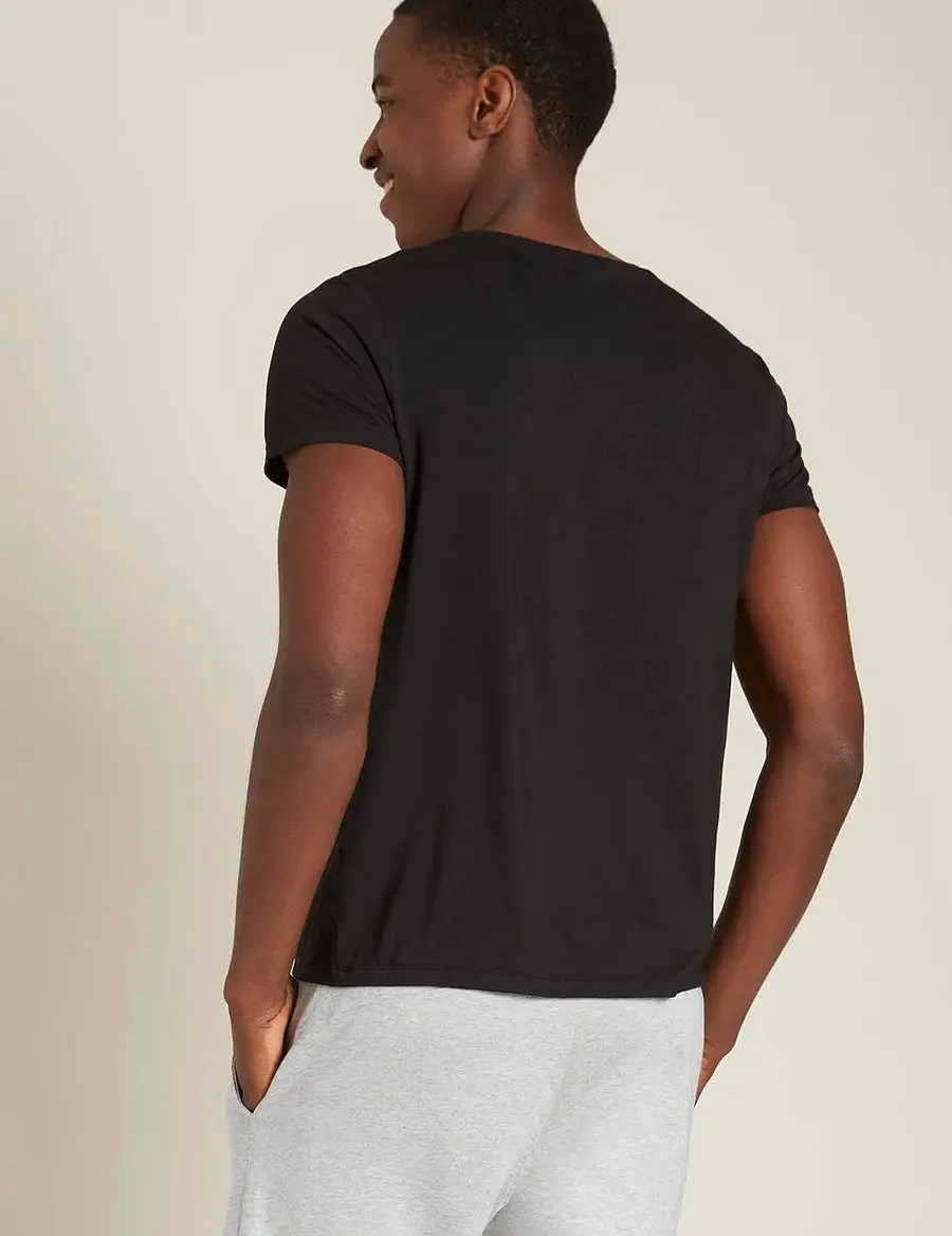 Men's Black V-Neck T-Shirt