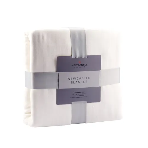 Newcastle Classics Bamboo Blanket Oversized - Pristine White (Twin)