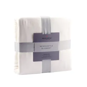 Newcastle Classics Bamboo Blanket Oversized - Pristine White (Twin)