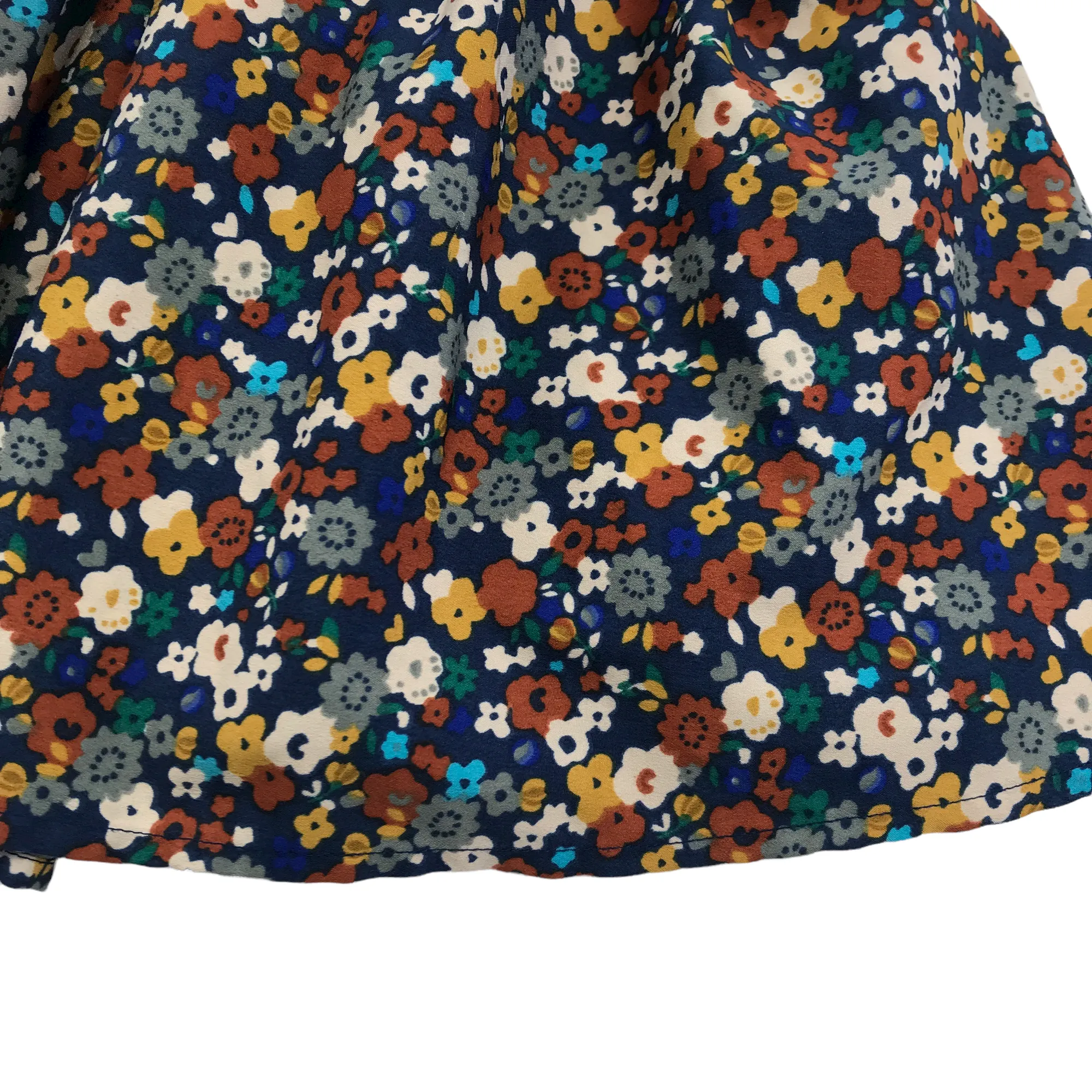 Next Navy Floral Layered Skirt Age 6