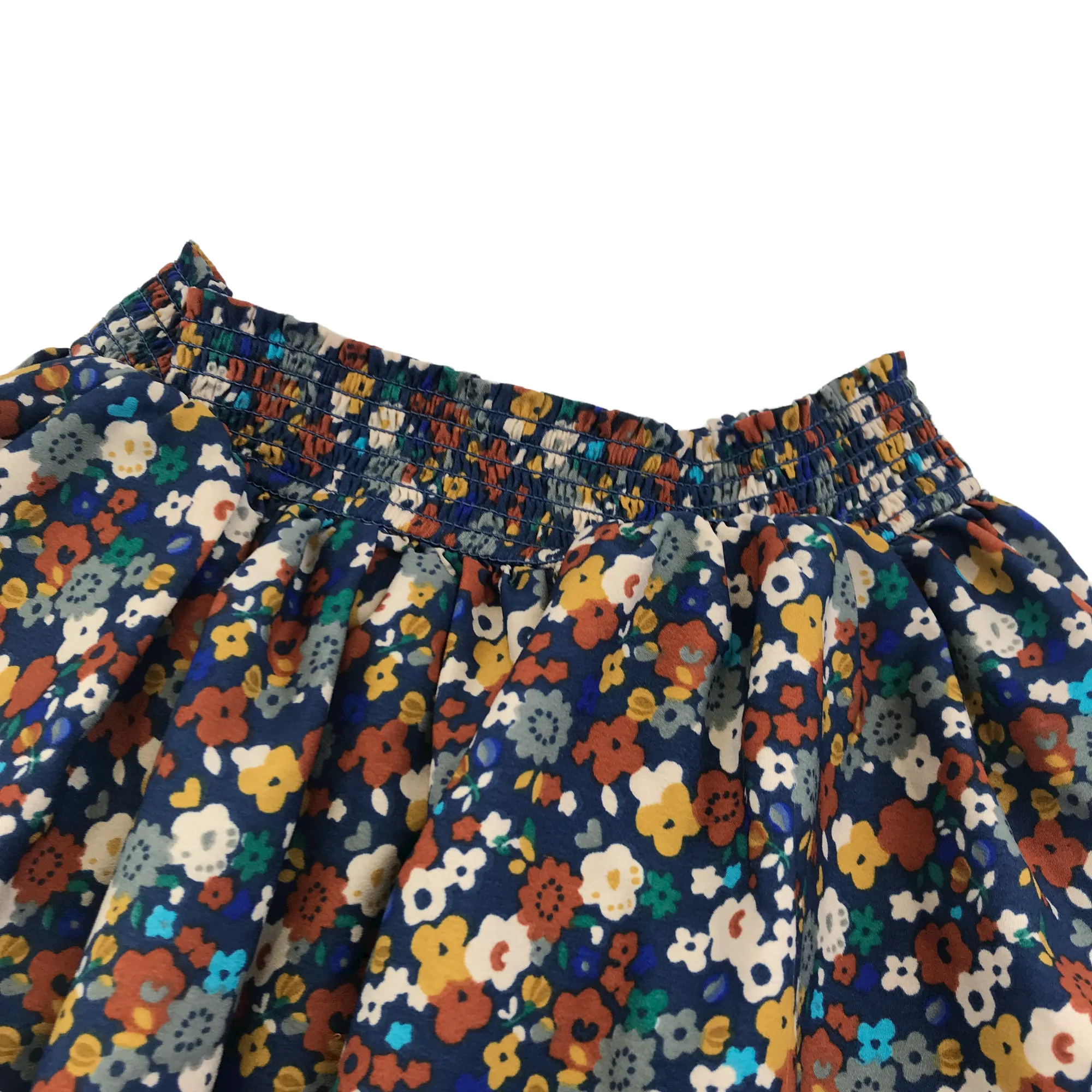 Next Navy Floral Layered Skirt Age 6