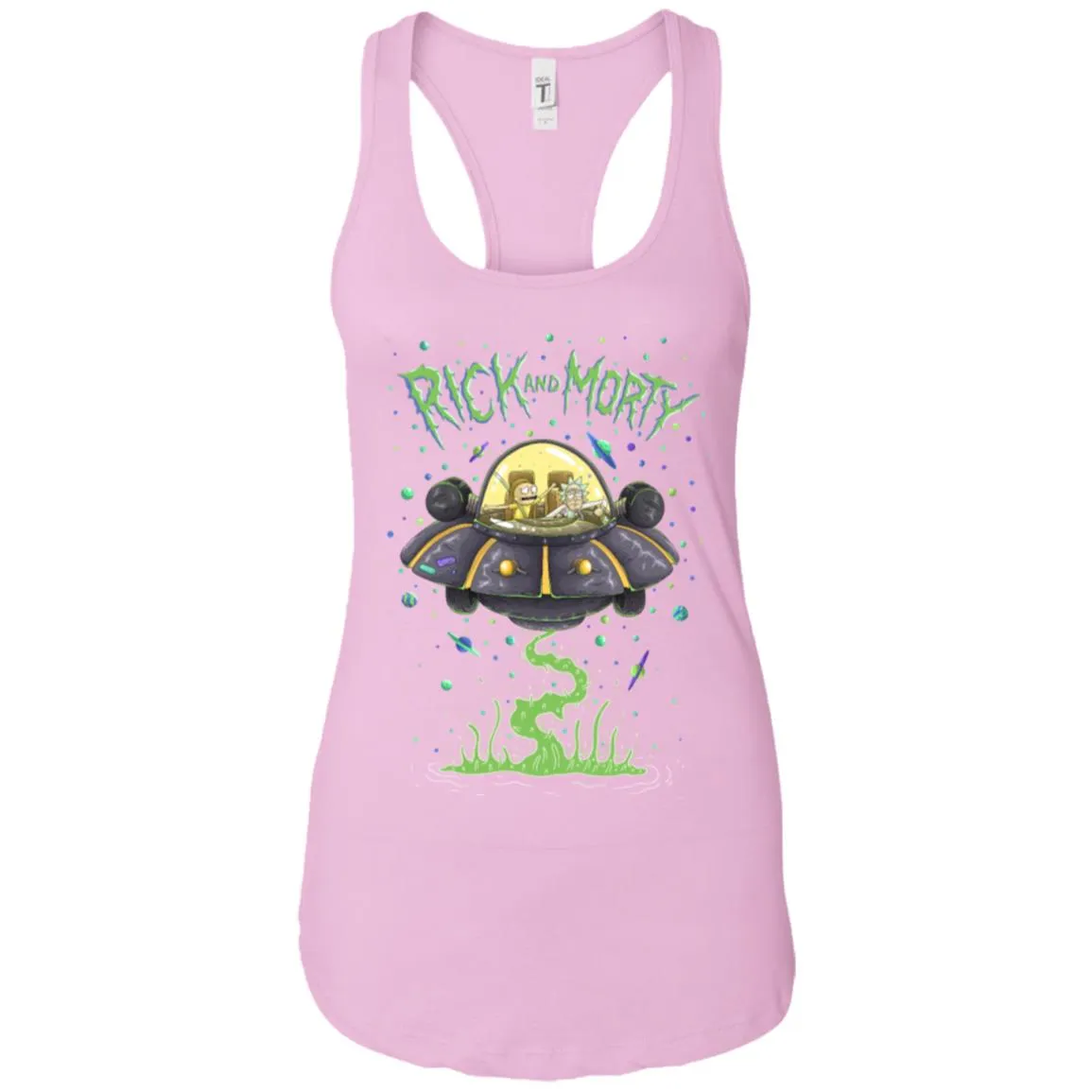 Rick And Morty Spaceship Illustration Women Tank