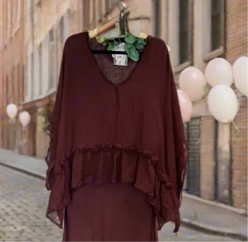 Roses Top BERRY