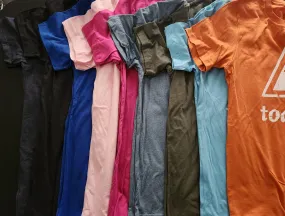 Shirt - Triangle T mens and womens on colored shirts