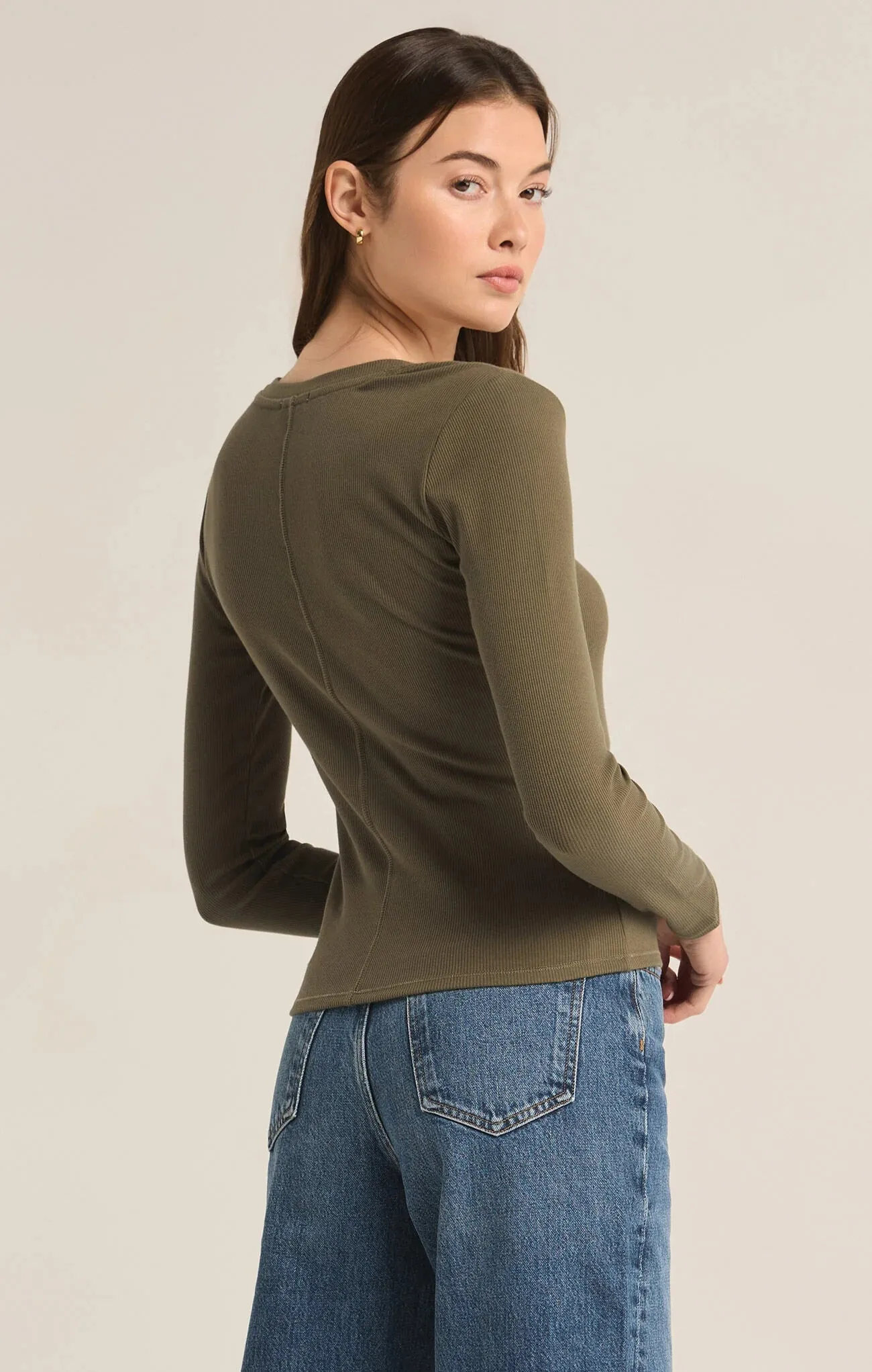Sirena Rib Long Sleeved Tee