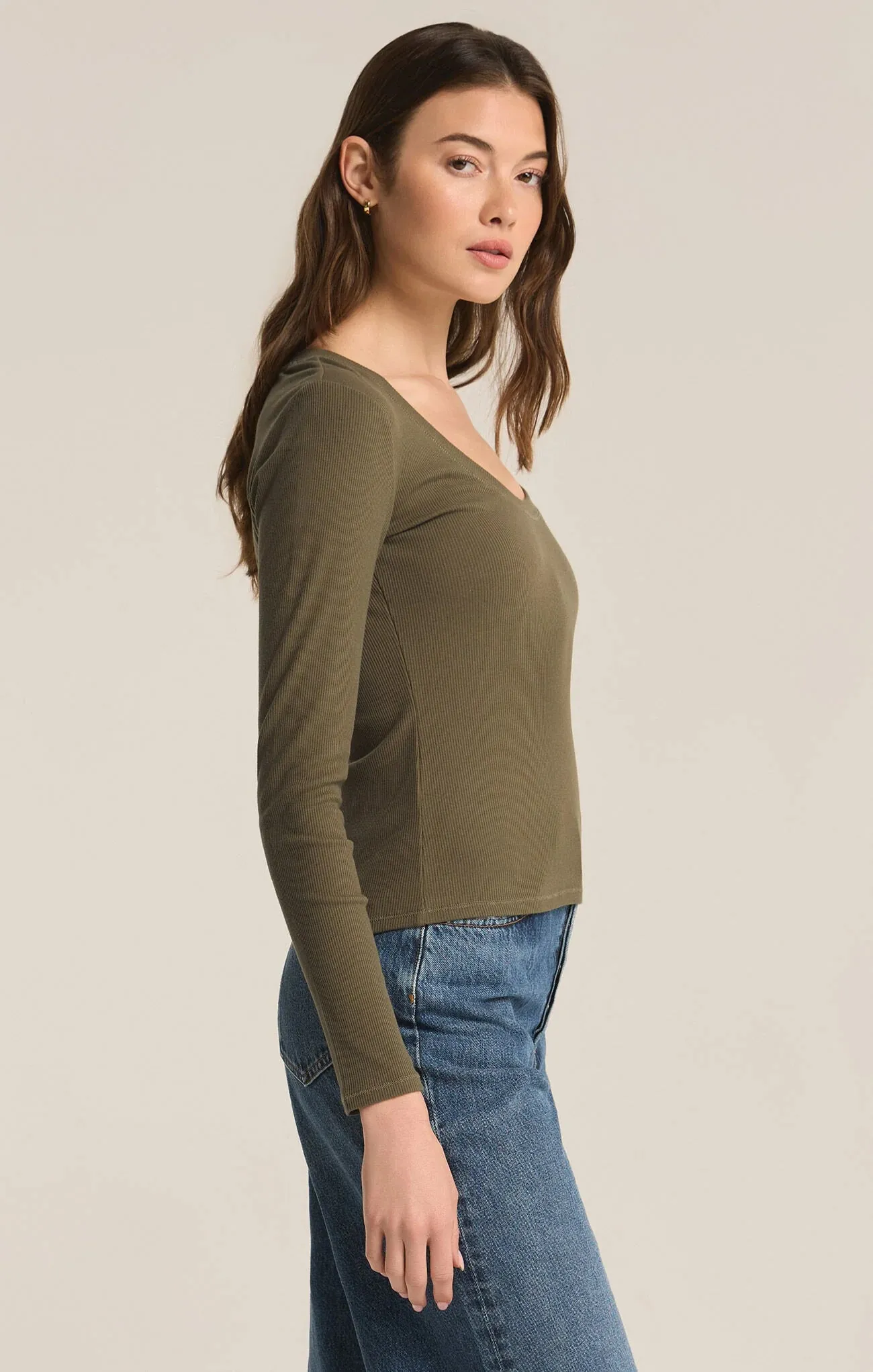 Sirena Rib Long Sleeved Tee