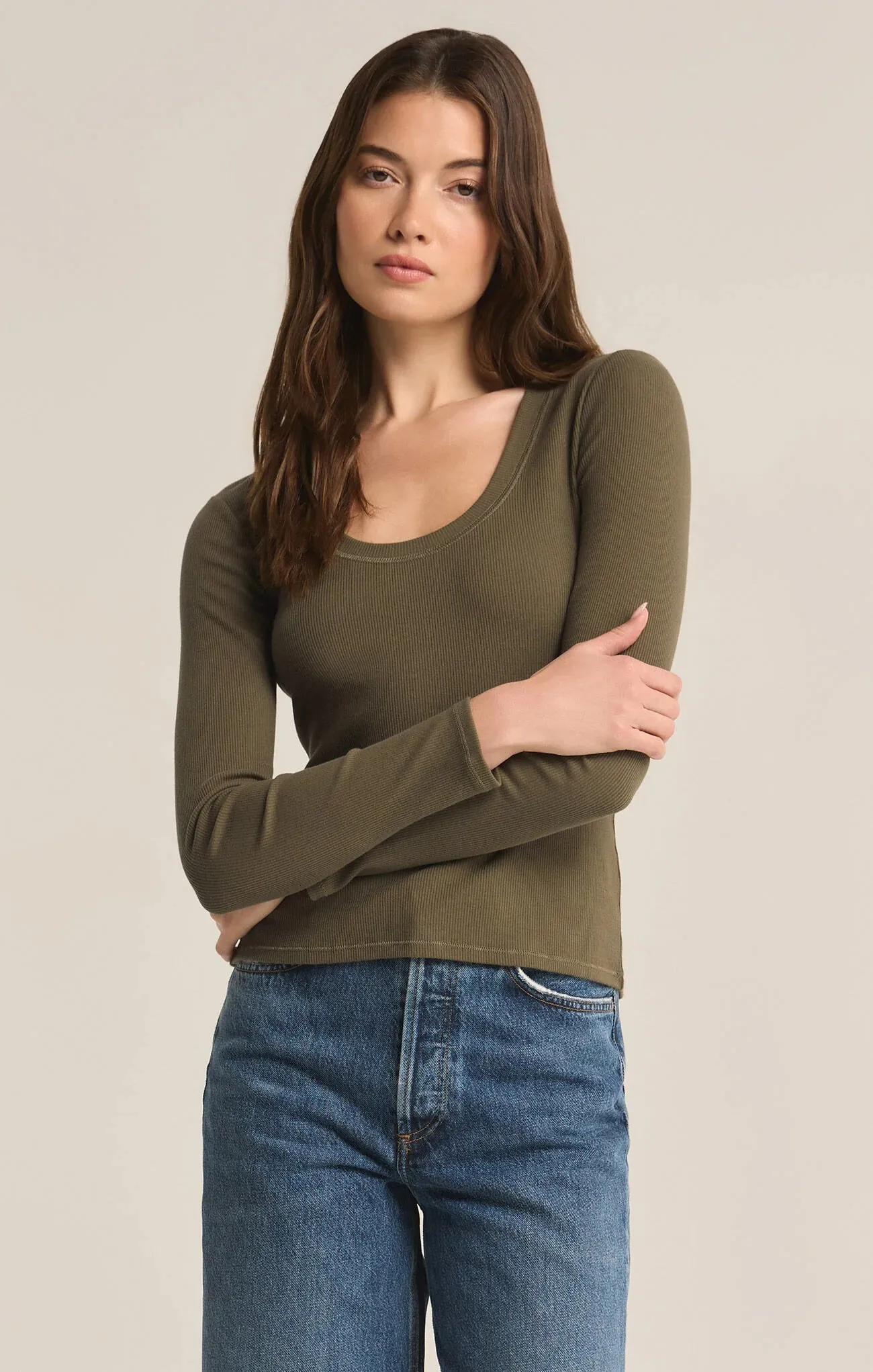 Sirena Rib Long Sleeved Tee