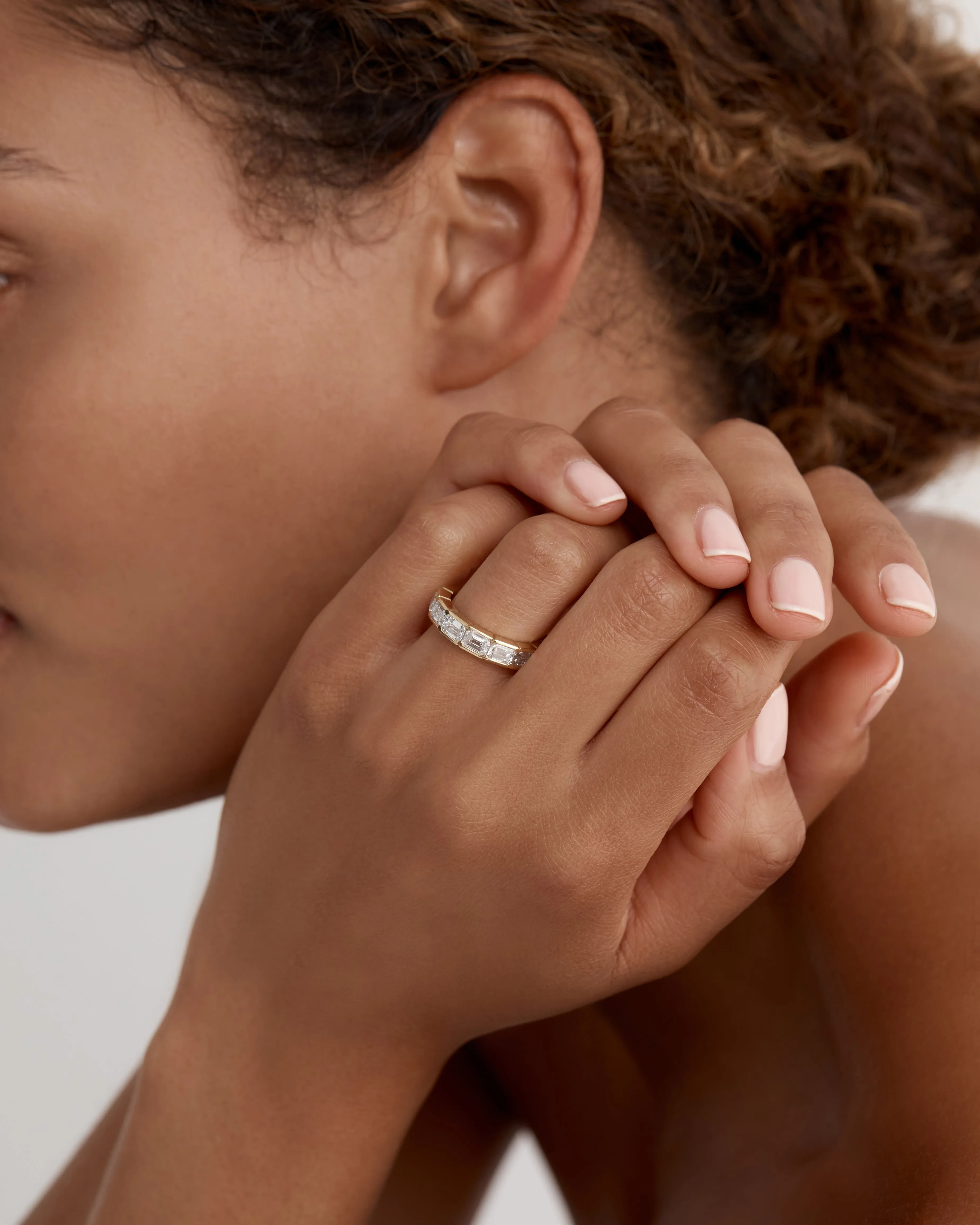Suspense Emerald Eternity Ring II