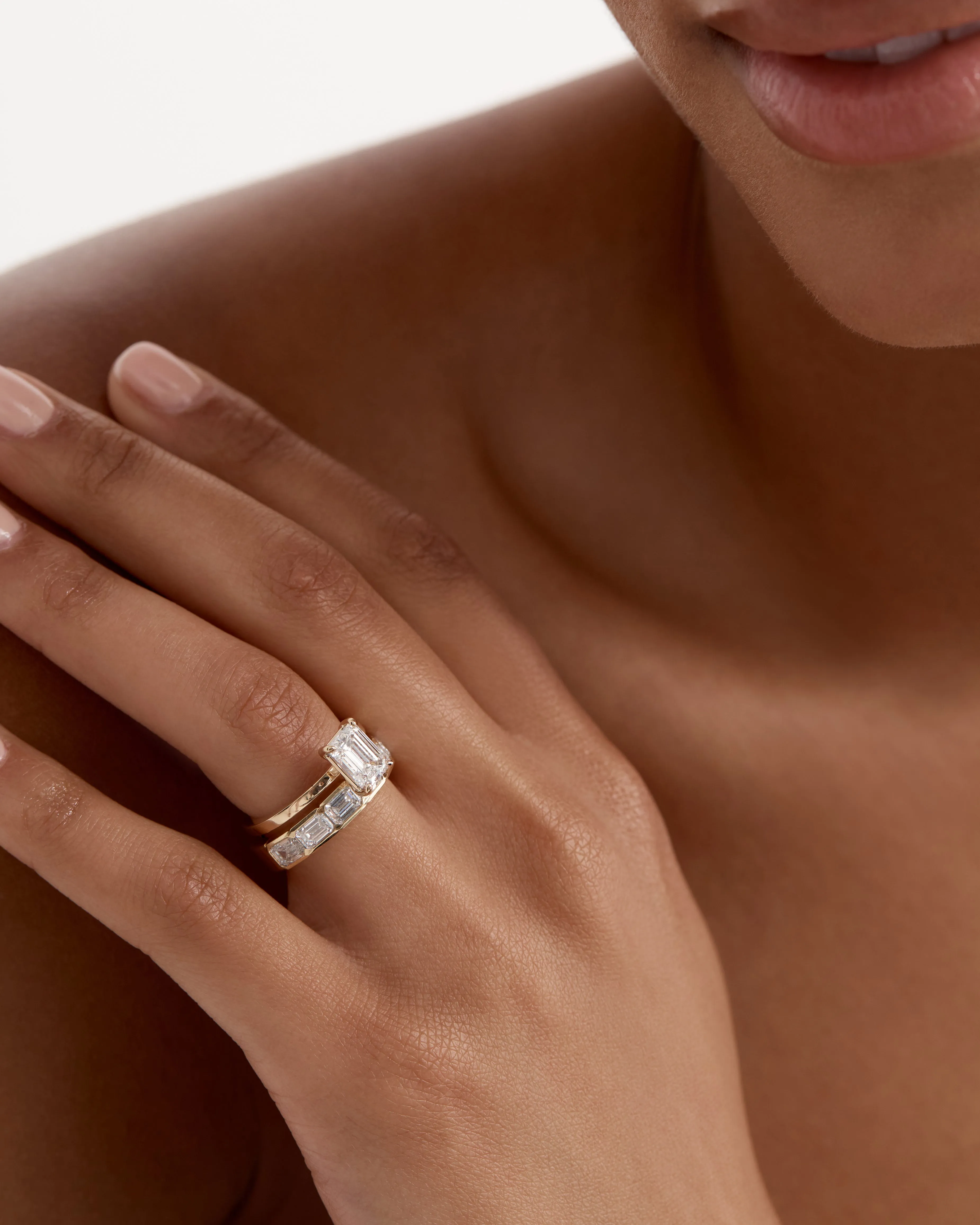 Suspense Emerald Eternity Ring II