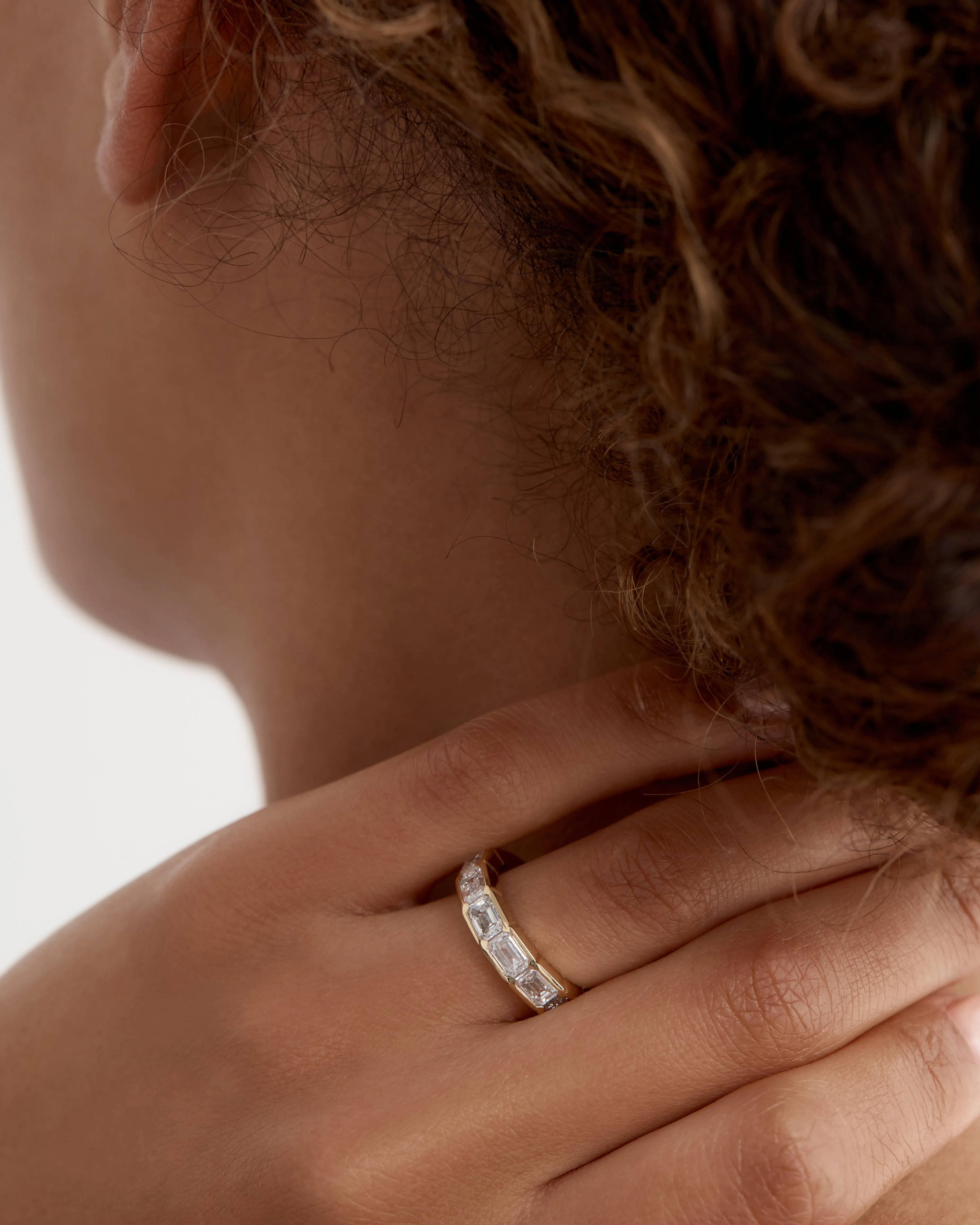 Suspense Emerald Eternity Ring II