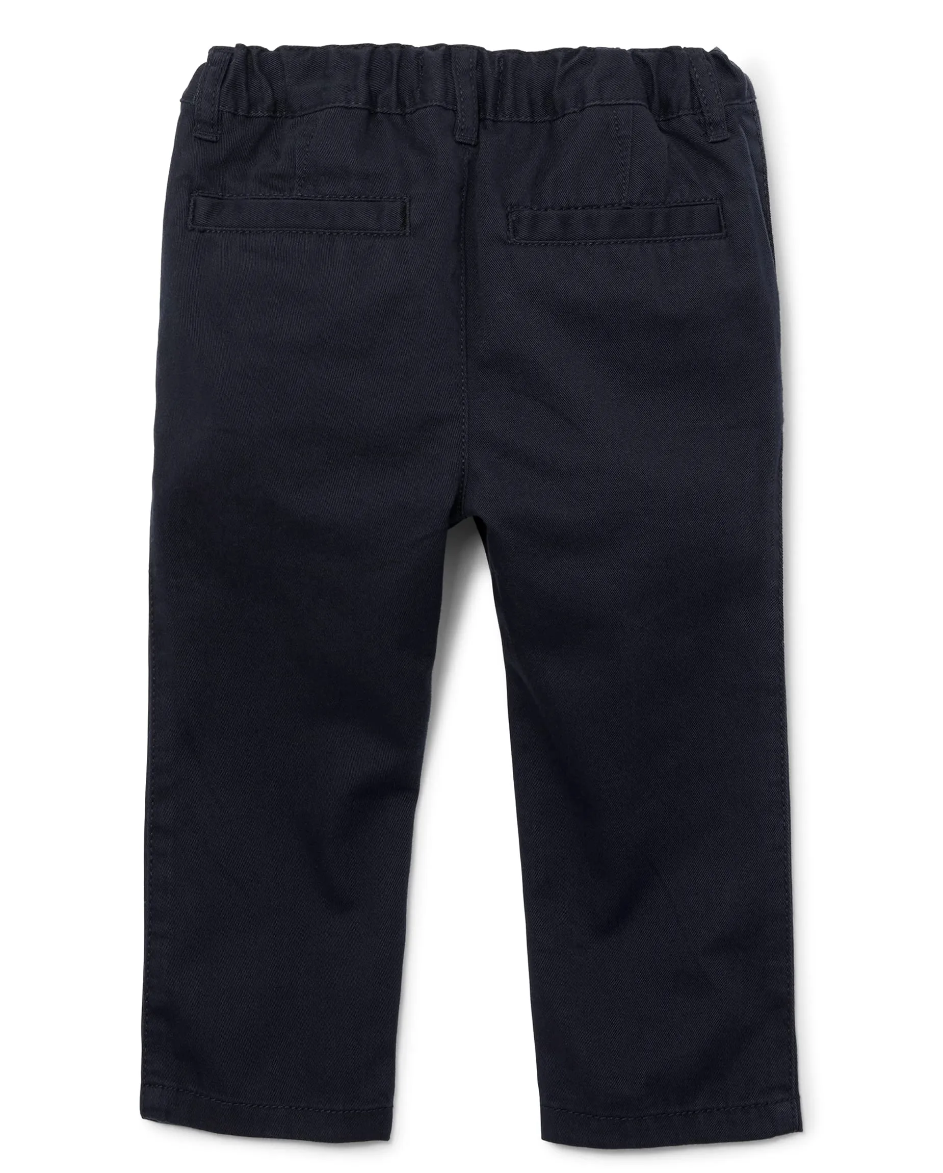 The Children's Place Baby Boys' and Toddler Stretch Skinny Chino Pants, New Navy 5-Pack, 4T