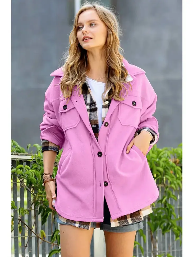 The Ember Fleece Shacket