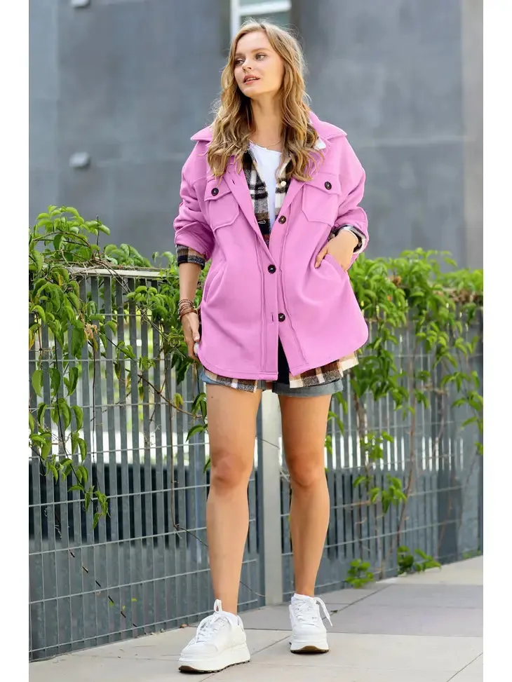 The Ember Fleece Shacket