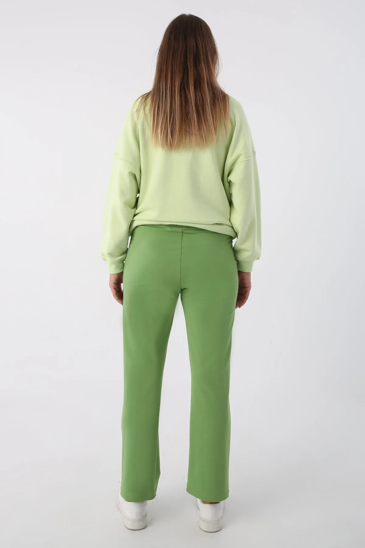 TLD Women Allday Green Pocketed Sweatpants - Dormagen