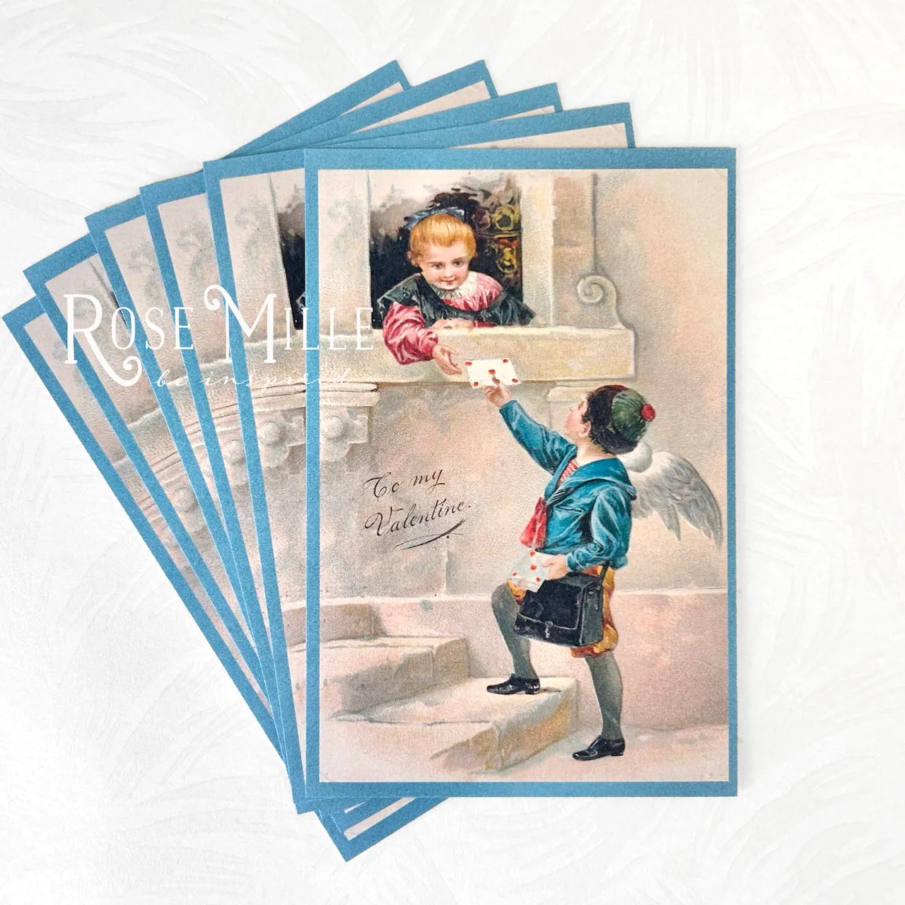 To My Valentine - Layering PostCards