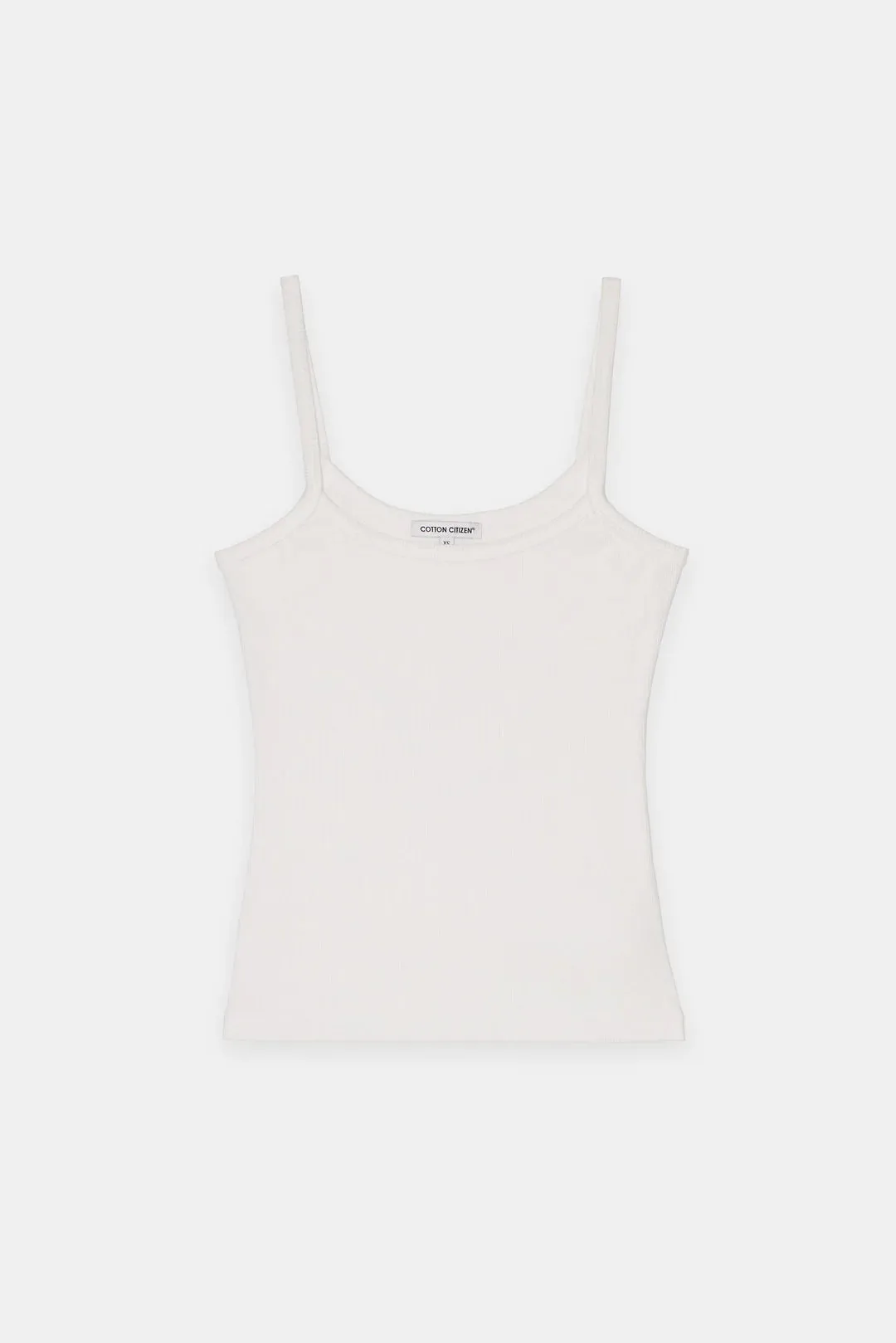 Verona Spaghetti Tank - White