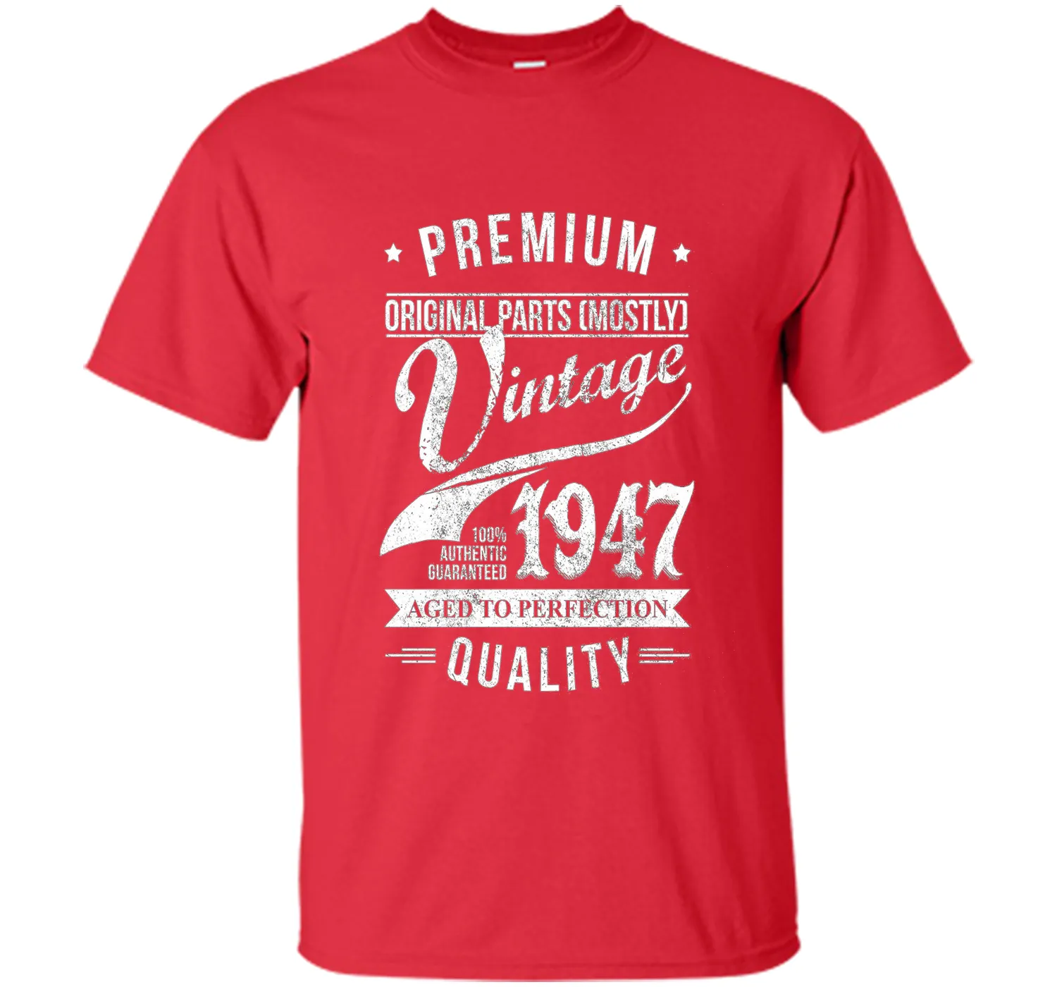 Vintage 1947 T-Shirt. Birthday Gift For 69 Years old.