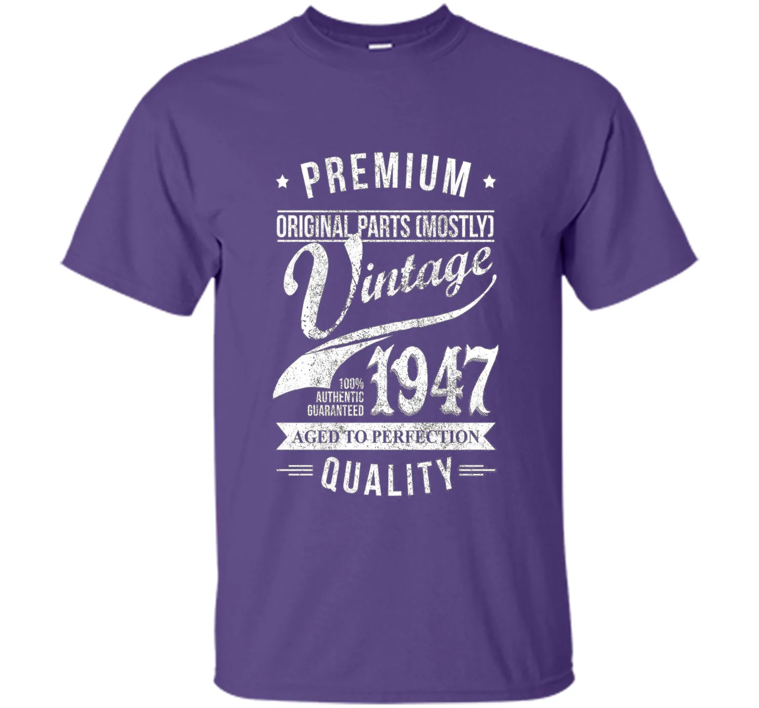 Vintage 1947 T-Shirt. Birthday Gift For 69 Years old.
