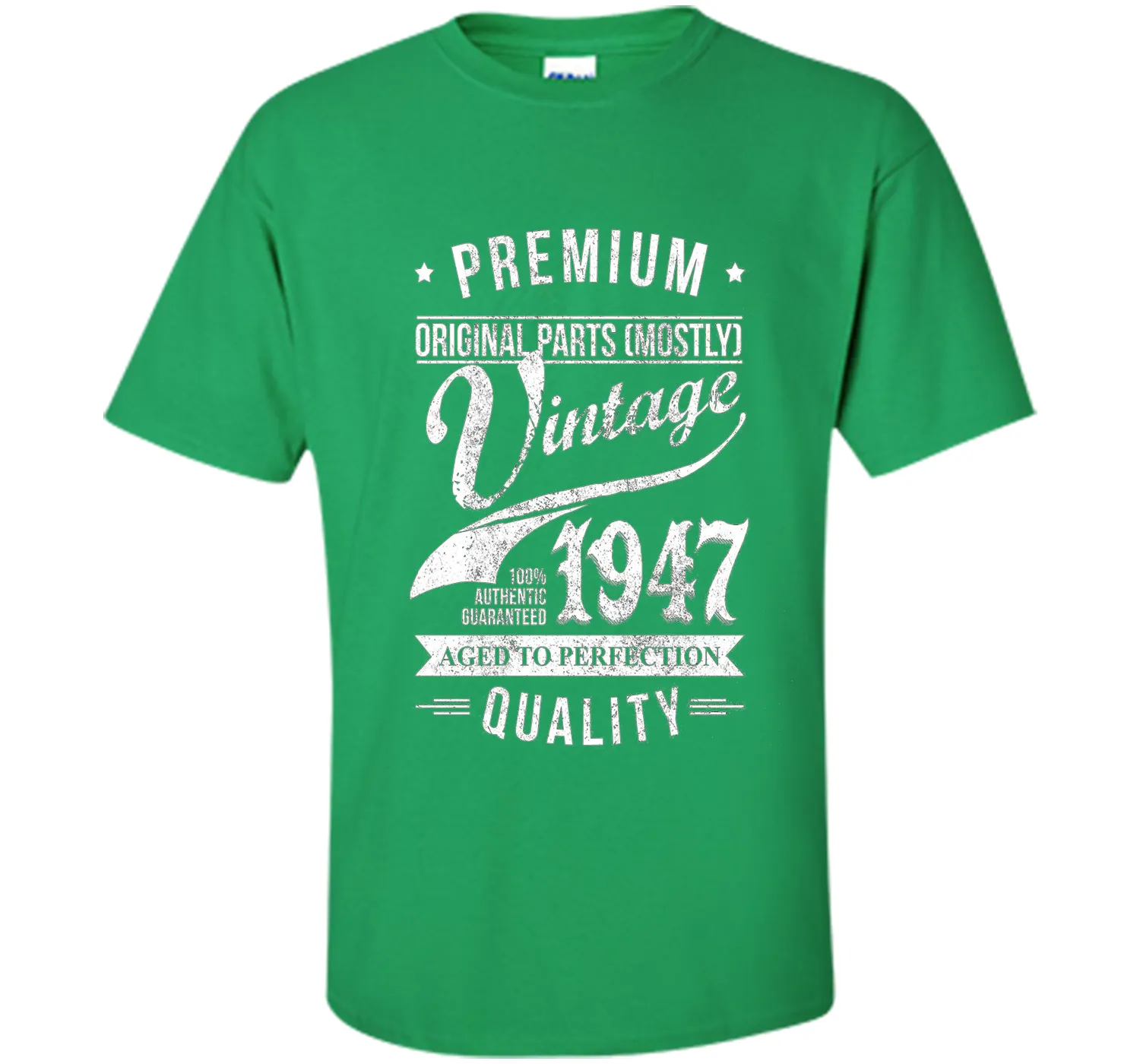 Vintage 1947 T-Shirt. Birthday Gift For 69 Years old.