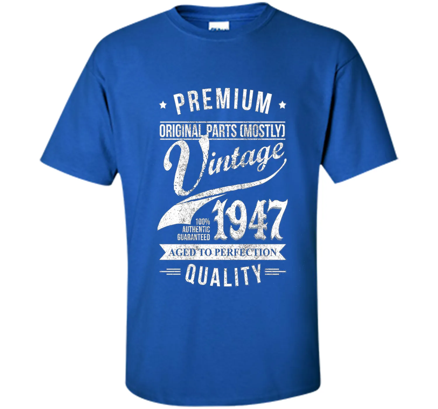Vintage 1947 T-Shirt. Birthday Gift For 69 Years old.