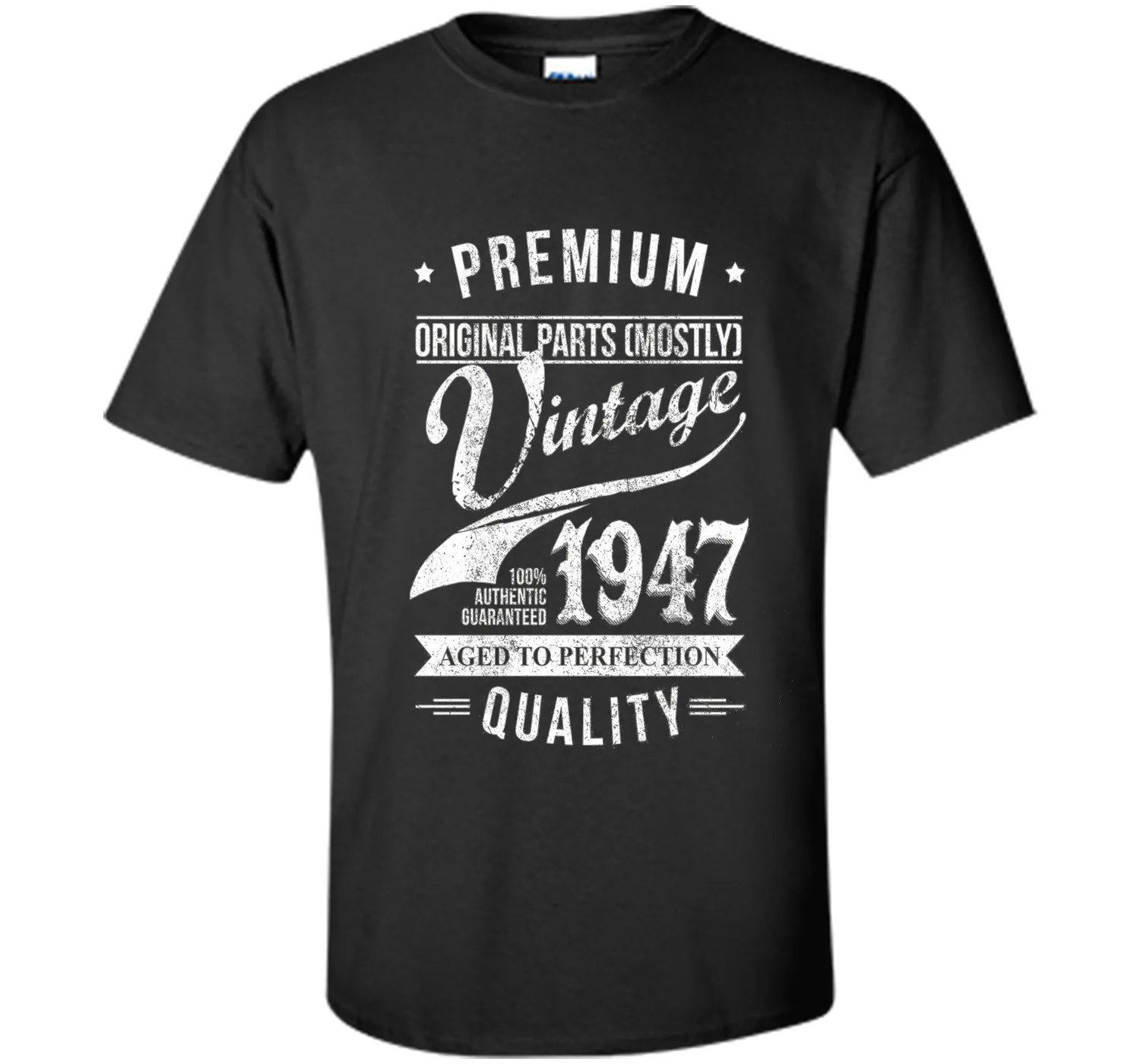 Vintage 1947 T-Shirt. Birthday Gift For 69 Years old.