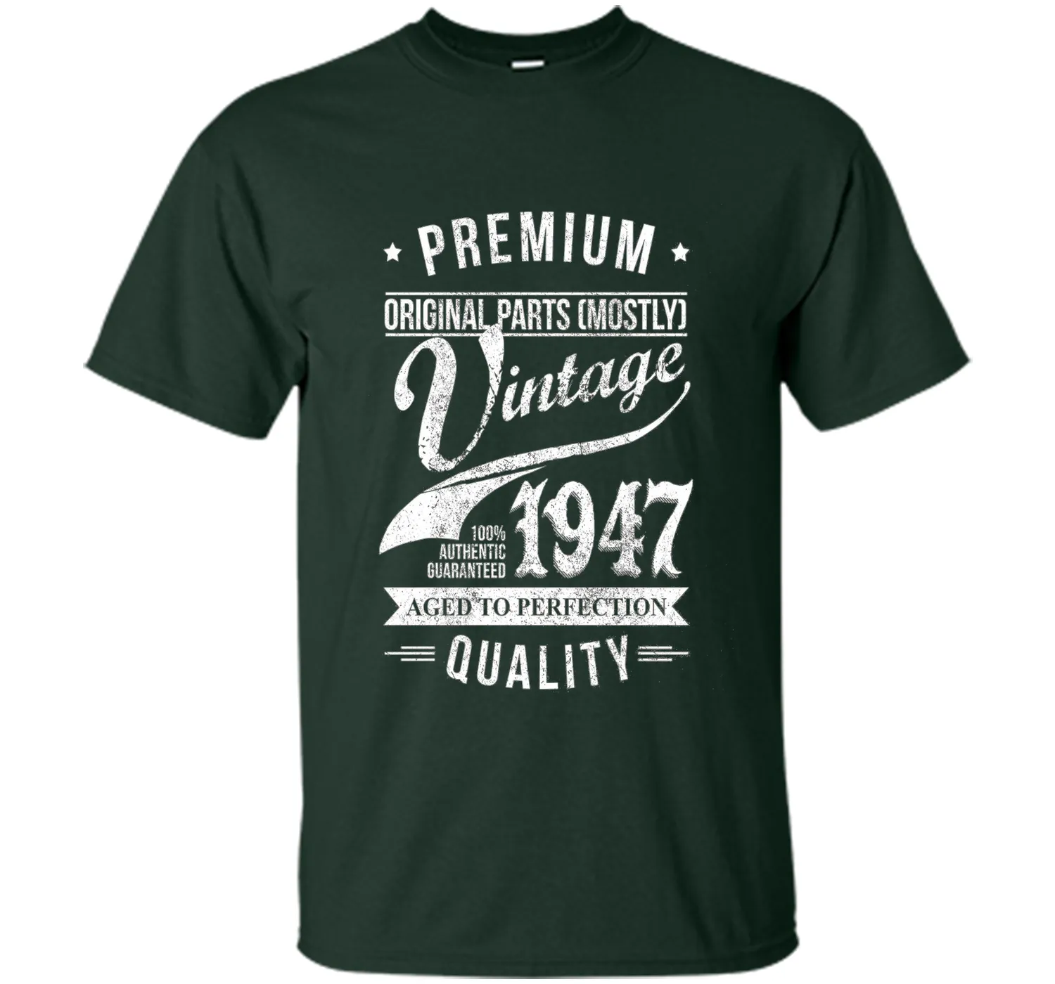 Vintage 1947 T-Shirt. Birthday Gift For 69 Years old.