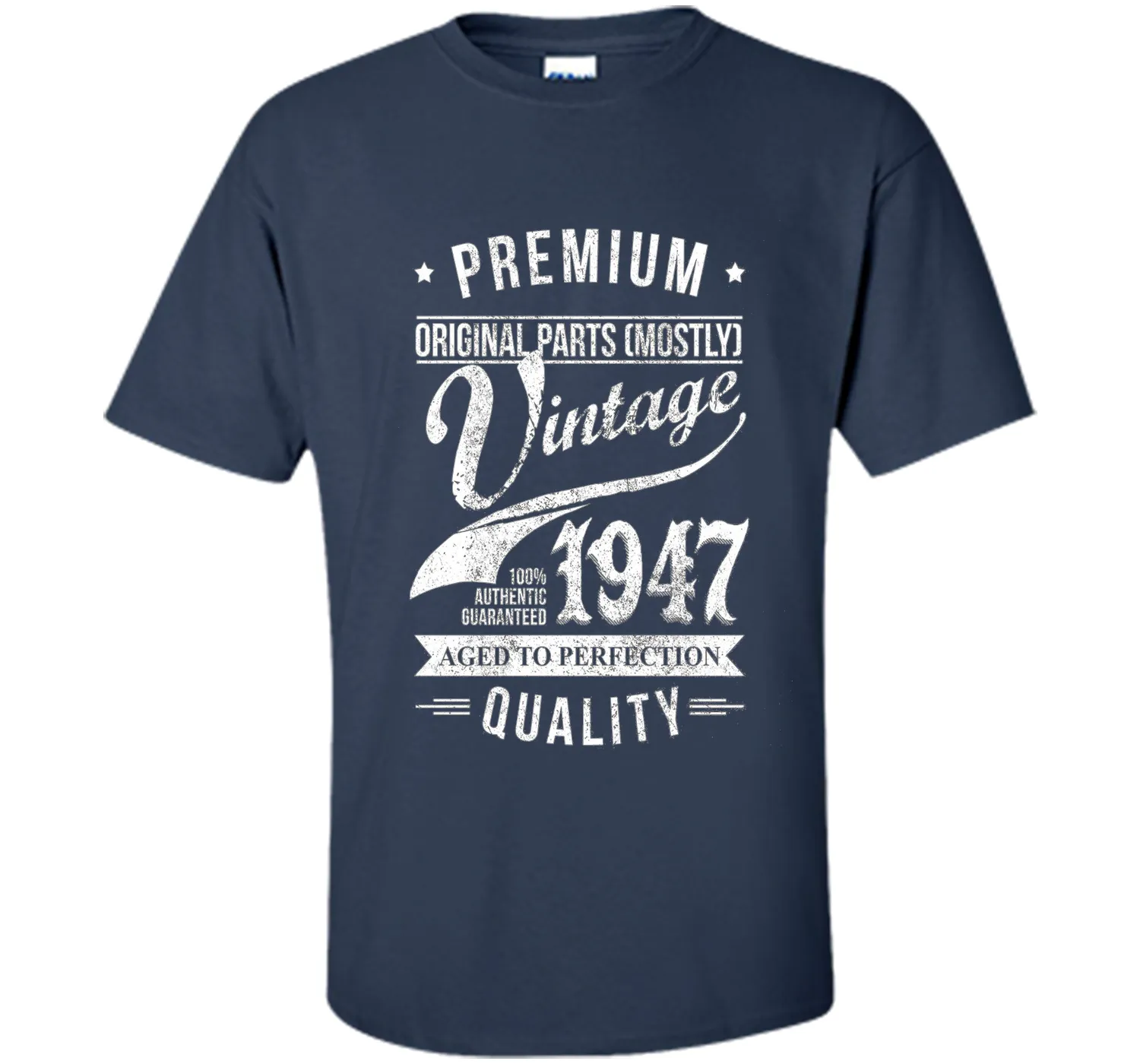 Vintage 1947 T-Shirt. Birthday Gift For 69 Years old.