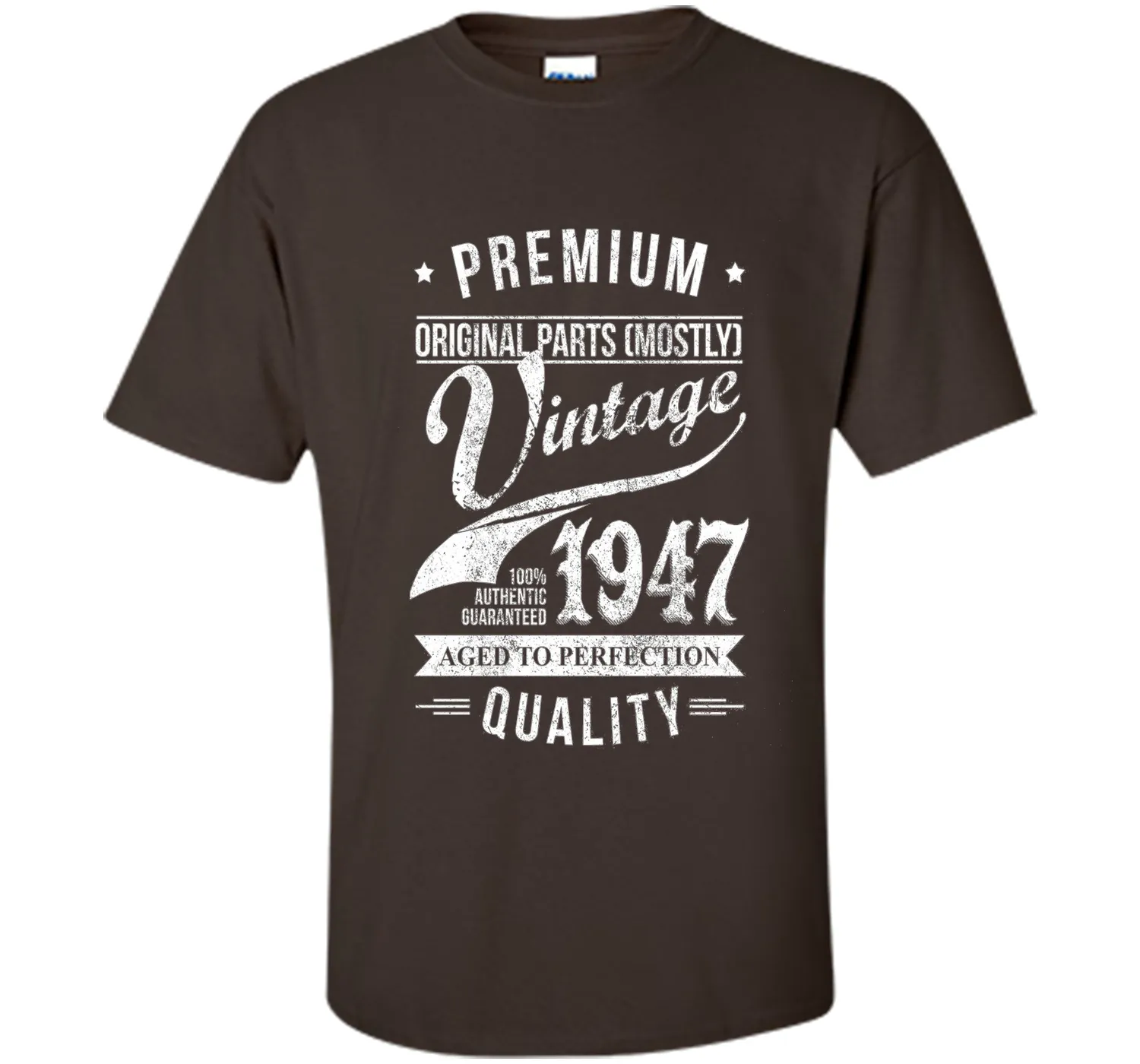 Vintage 1947 T-Shirt. Birthday Gift For 69 Years old.