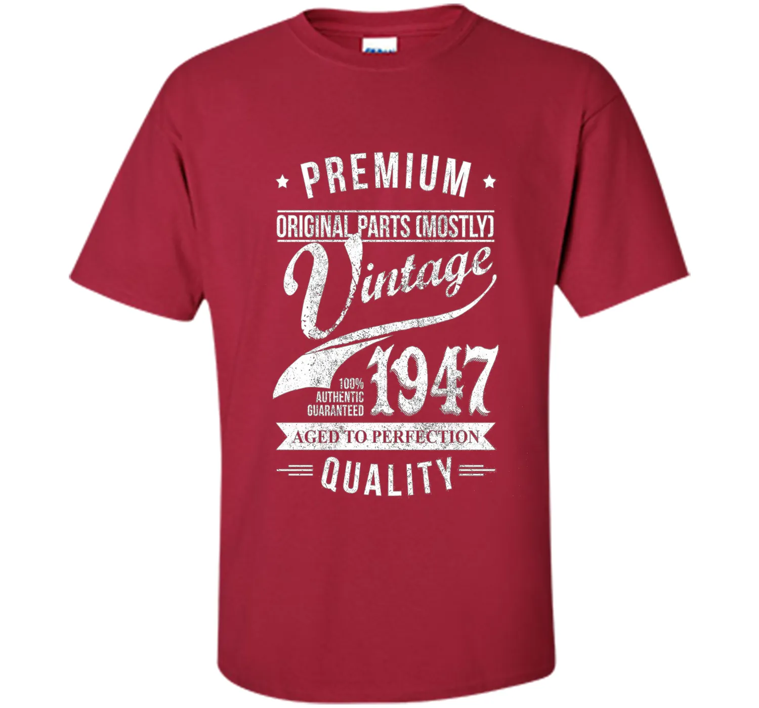 Vintage 1947 T-Shirt. Birthday Gift For 69 Years old.